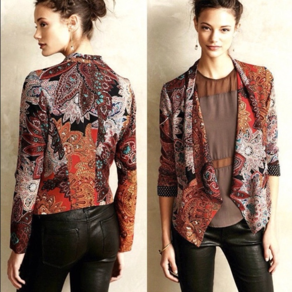 NWT Anthropologie Felipina Draped Jacket, S - Picture 1 of 3